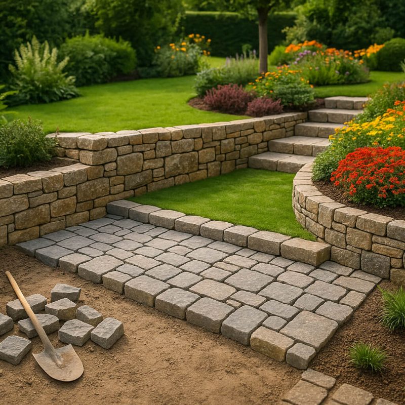 Gartengestaltung mit Natursteinen